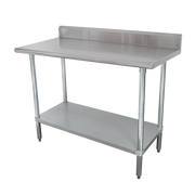 Advance Tabco KLAG-244-X 48" W x 36" D 430 Stainless Steel 16 Gauge Galvanized Base Special Value Work