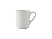 Tuxton ALM-085 3" 8-1/2 Oz. Porcelain Porcelain White Brea Mug (3 Dozen Per Case)