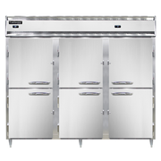 Continental Refrigerator DL3RFFE-PT-HD 85.5" W Three-Section Solid Door Pass-Thru Designer Line Refrigerator/Freezer