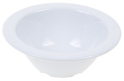 Winco MMB-5W
 4-3/4"
 5 Oz.
 Plastic
 White
 Round
 Fruit Bowl
 4 Dozen (Contains 1 Dozen)