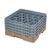 Cambro 20S800184 Camrack Glass Rack With (4) Soft Gray Extenders