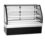 Federal Industries ECGR77 77.13" W Curved Glass Elements Refrigerated Bakery Case