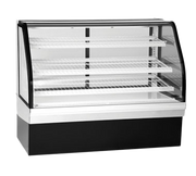 Federal Industries ECGR77 77.13" W Curved Glass Elements Refrigerated Bakery Case