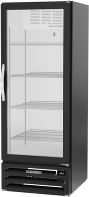 Beverage Air MMR12HC-1-B 24.13" W One-Section Glass Door Merchandiser MarketMax Refrigerated Merchandiser