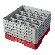 Cambro 16S958163 Camrack Glass Rack With (5) Soft Gray Extenders