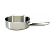 Matfer Bourgeat 696020 7.88" 1.50 Qt. Stainless Steel and Aluminum Bourgeat Excellence Saute Pan