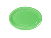 Tuxton CTH-0962 Ceramic Cilantro Oval Platter (2 Dozen Per Case)