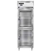 Continental Refrigerator DL1FS-SA-GD-HD 26" W One-Section Glass Door Reach-In Designer Line Freezer - 115 Volts