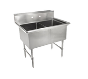 John Boos 2B244 2 Compartment B Series Sink 53"W x 29-1/2"D x 44"H