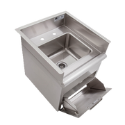 John Boos PB-DISINK091106-TD 1 Compartment Stainless Steel Pro-Bowl Drop-In Sink 16-1/2"W x 17-1/2"D x 17-1/4"H