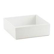 Cal-Mil 1393-15M
 Plastic
 White
 Square
 Cater Choice Box