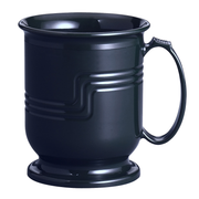 Cambro MDSM8110 8 Oz. Polypropylene Black The Shoreline Collection Mug