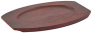 Winco APL-10UL
 10"
 Wood
 Oval
 Underliner