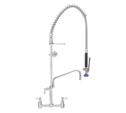 Fisher 48925 8" OC Splash Mounted Wall Bracket Add-On Faucet With 14" Spout Pre-Rinse Unit