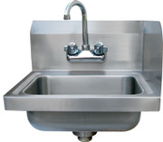 Advance Tabco 7-PS-EC-SPR-1X 120" W x 19.5" D x 29.5" H Multiwash Hand Sink Wall Mount