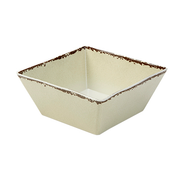 American Metalcraft AWMSQ94 125 Oz. Plastic White Square Serving Bowl