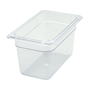 Winco SP7406 1/4 Size Poplycarbonate Poly-Ware Food Pan