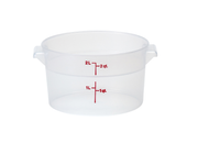 Cambro RFS2PP190 2 qt Translucent Round Storage Container