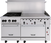 Vulcan 60SS-10B 60" Natural Gas Restaurant Range - 358,000 BTU