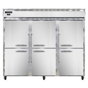 Continental Refrigerator 3FE-HD 85.5" W Three-Section Solid Door Reach-In Extra-Wide Freezer - 115 Volts