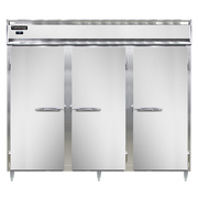 Continental Refrigerator DL3FE 85.5" W Three-Section Solid Door Reach-In Designer Line Wide Freezer - 115 Volts