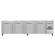 Continental Refrigerator RA118N 118"W Five Door Stainless Steel Refrigerated Base Worktop Unit