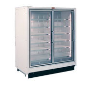 Howard McCray RIF2-24-LED-S 54.88"W Two-Section Glass Door Freezer Merchandiser