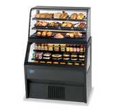 Federal Industries 2CD3628SS/RSS6SC 72" W Specialty Display Hybrid Merchandiser Refrigerated Self-Serve Bottom With Hot Self-Serve Top