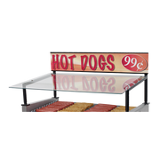 Star 30SG-G Grill-Max Hot Dog Roller Grill Sneeze Guard for 23" x 20" Grills
