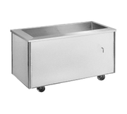 Randell RAN IC-4 Stainless Steel 4 Pan RanServe Cold Food Table Enclosed Base