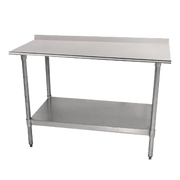 Advance Tabco TTK-305-X 60" W x 30" D 430 Stainless Steel Top 18 Gauge Special Value Work Table