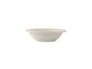 Tuxton TNR-058 5-3/8" 5-1/2 Oz. Ceramic American White/Eggshell Round Salsa/Grapefruit Bowl (3 Dozen Per Case)