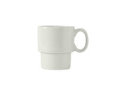 Tuxton BPM-1003 3-1/4" 10 Oz. Porcelain Porcelain White Mug (2 Dozen Per Case)