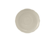 Tuxton TSC-002 5-1/2" Ceramic American White/Eggshell Round Saucer (3 Dozen Per Case)