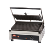 Hatco MCG14S 16.37" W Cast Iron Single Multi Contact Grill - 1800 Watts