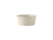 Tuxton BEX-0602 3-3/4" 6 Oz. Ceramic American White/Eggshell Round Ramekin (4 Dozen Per Case)