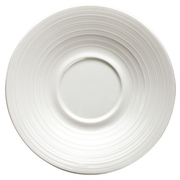 Winco WDP022-112 6" Porcelain Bright White Saucer (36 Each Per Case)