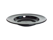 Tuxton CBD-120 12" 24-1/2 Oz. Ceramic Black Round Pasta Bowl (6 Each Per Case)