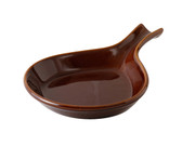 Tuxton BAP-130 28-1/2 Oz. Ceramic Caramel Fry Pan Server (6 Each Per Case)