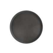 CAC China PDTR-16BK Black Plastic Round Super Tray (12 Each Per Case)