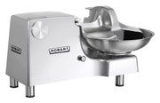 Hobart 84186-16 Burnished Aluminum Food Cutter with #12 Attachment Hub - 208 Volts 1 HP