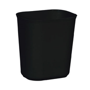 Rubbermaid FG254100BLA 14 Qt. Black Waste Basket (6 Each Per Case)