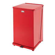 Rubbermaid FGST40EPLRD 25 Gal. Red The Defenders Step Can