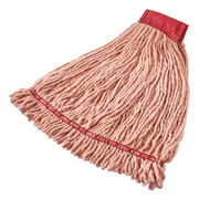 Rubbermaid FGA25206OR00 Medium Orange Cotton Looped End Web Foot Wet Mop