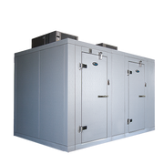 AmeriKooler DW091677N-4/12-RM 91"H x 188.38"W x 103.63"D Indoor Two Compartment Walk-In