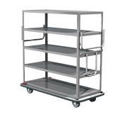 Metro MQ-609L 6 Shelves Stainless Steel Queen Mary Cart