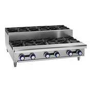 Imperial IHPA-2-12SU-LP 12" Liquid Propane Countertop Hotplate - 64,000 BTU