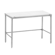 Channel CT372 Work Table 72"W x 30"D x 34"H with Poly Top