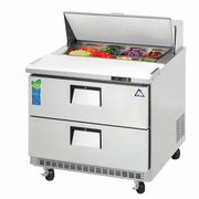 Everest Refrigeration EPBNSR-D2 35.63" W One-Section Drawered Sandwich Prep Table