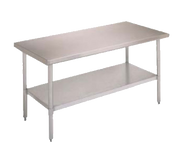 John Boos FBLS2424 24"W x 24"D 18/430 Stainless Steel Budget Work Table